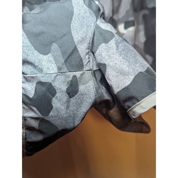 NIKE Dri-Fit Tempo Black And Gray Camo Size Medium Lined Drawstring Athletic - Picture 5 of 15